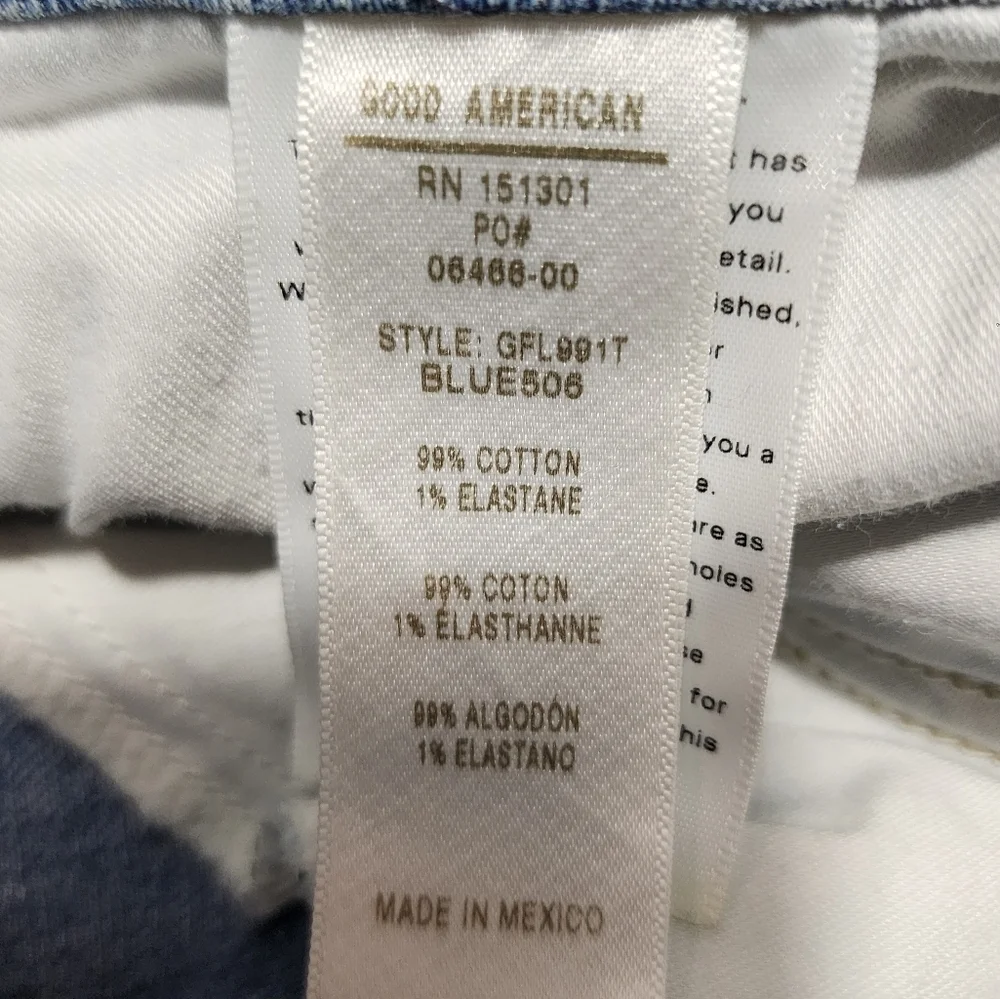 Good American 90's Relaxed Casual Light Wash Jeans Size 8/29 - Picture 7 of 9